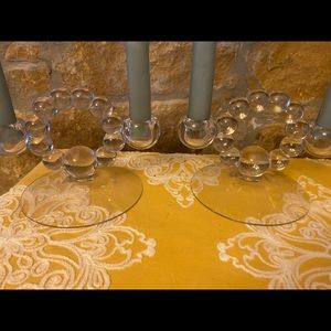 Imperial Candlewick set. Includes 7 candle holders, vase and extras.